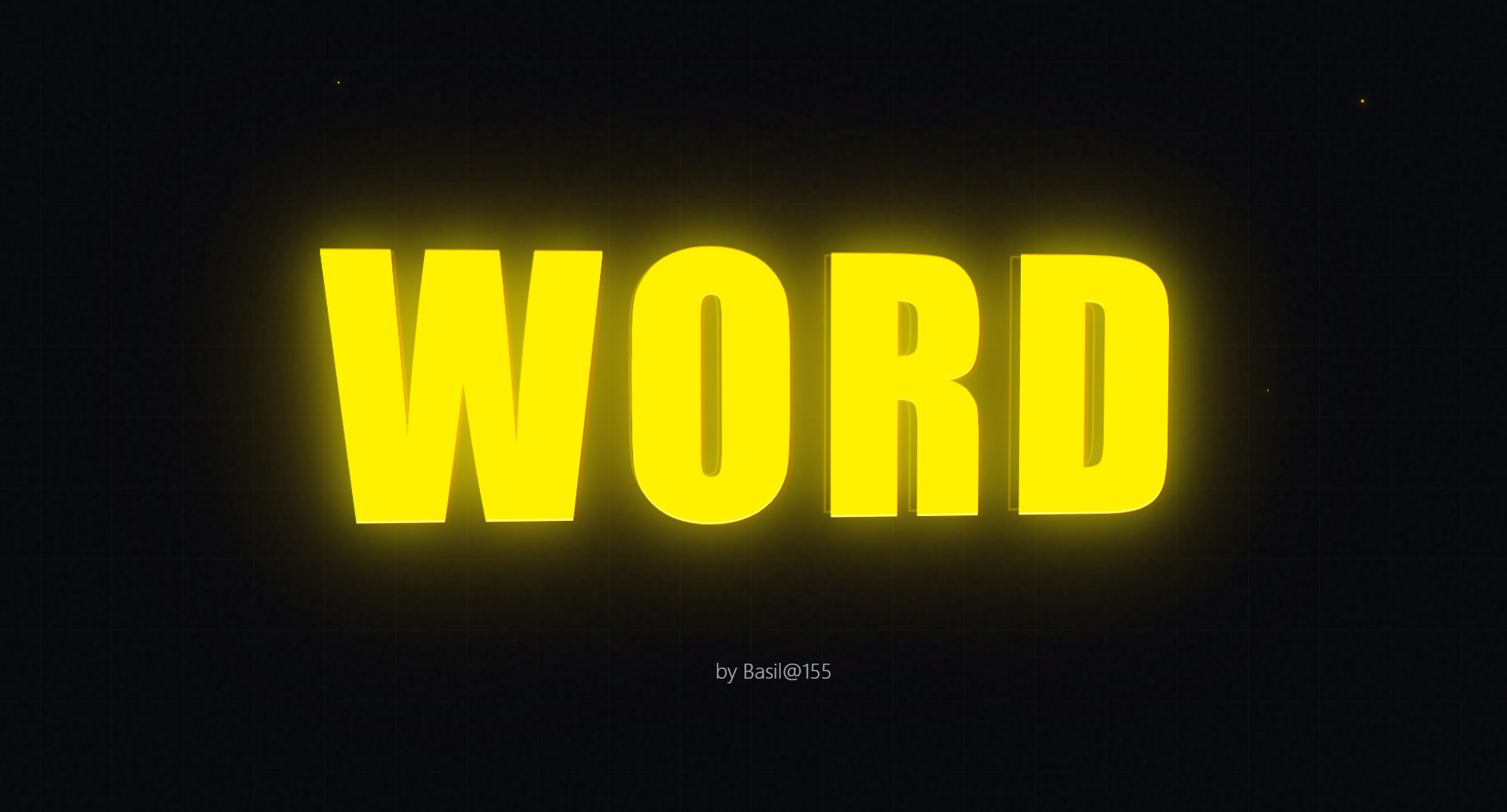 Yellow Word